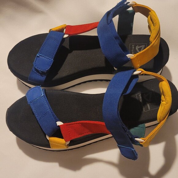 Dirty‎ Laundry Color Block Sandals - Picture 1 of 3